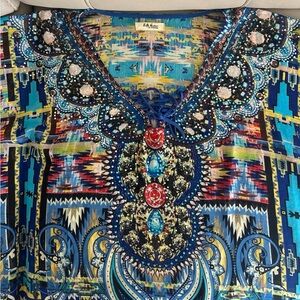 Colorful Bohemian Women's Top